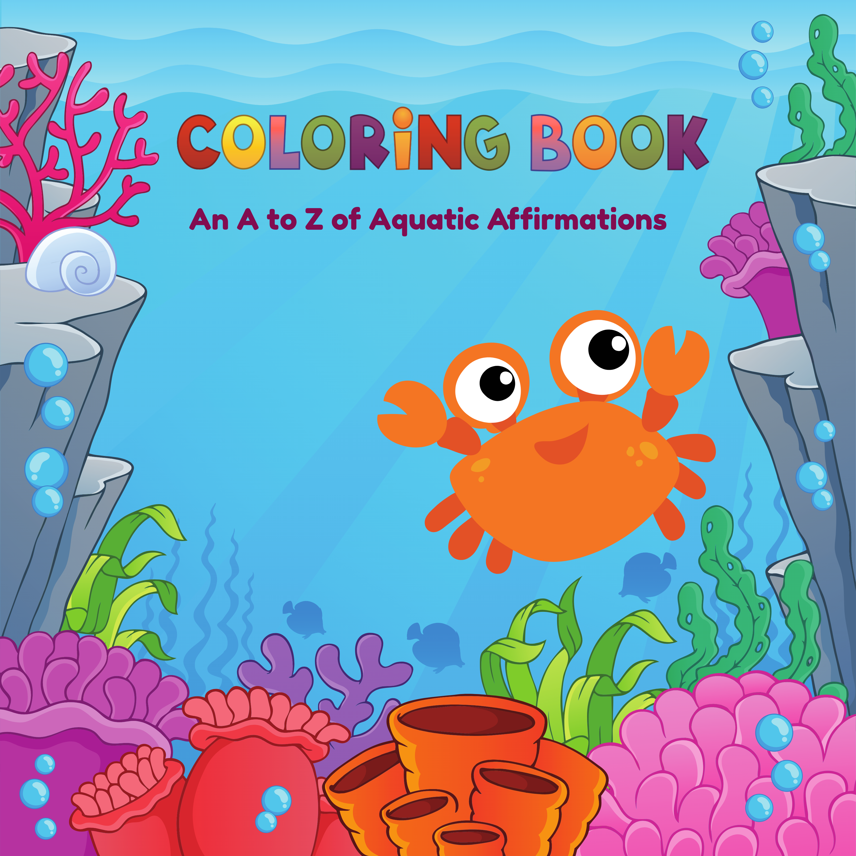 Aquatic Affirmations Coloring Book