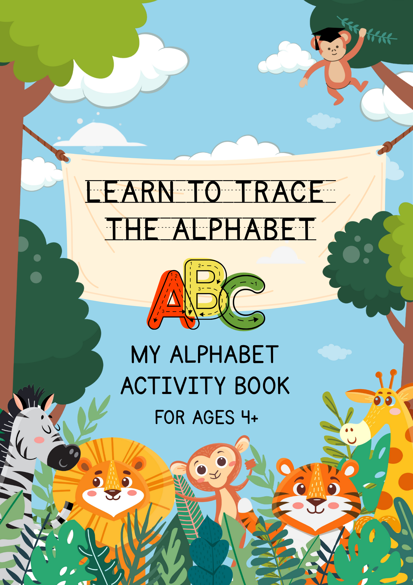 Learn To Trace The Alphabet ABC